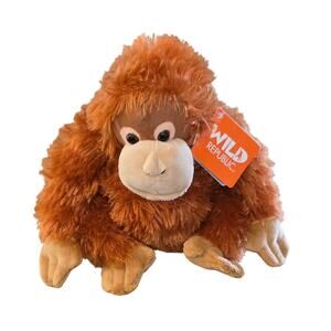 WILD REPUBLIC Orangutan 9" Plush Toy Stuffed Animal NWT